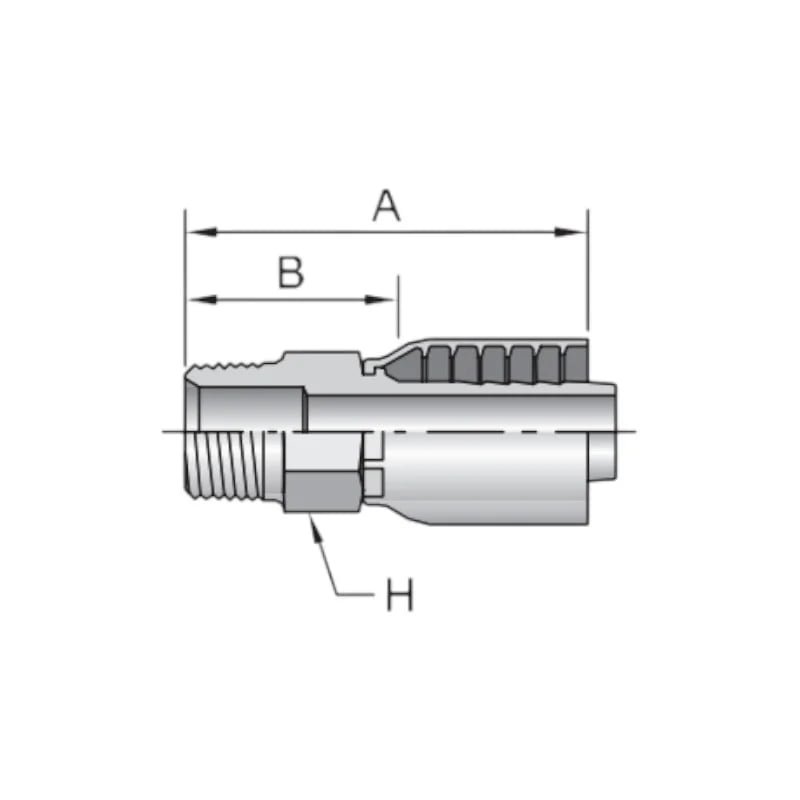 43 Series-Male NPT Hose Fitting