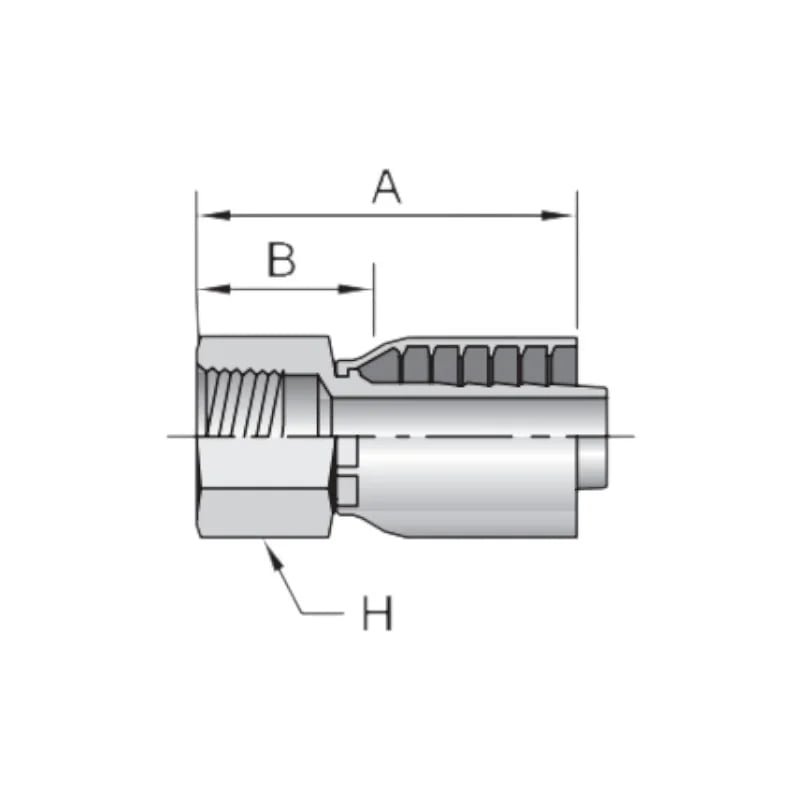 43 Series-Female Fixed NPT Hose Fitting