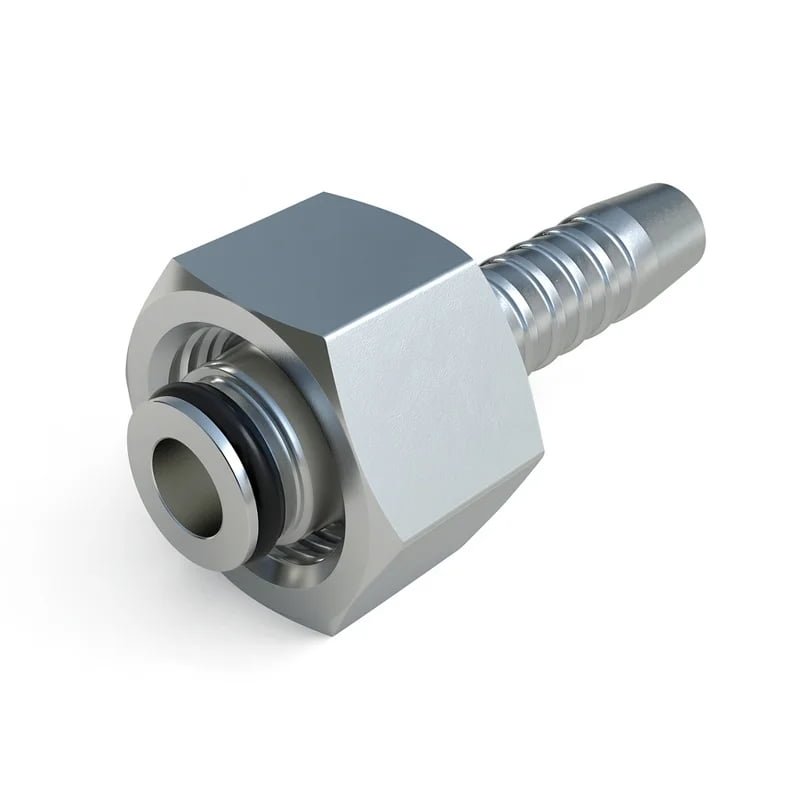 Stainless Two Piece Metric DKO Female Fitting