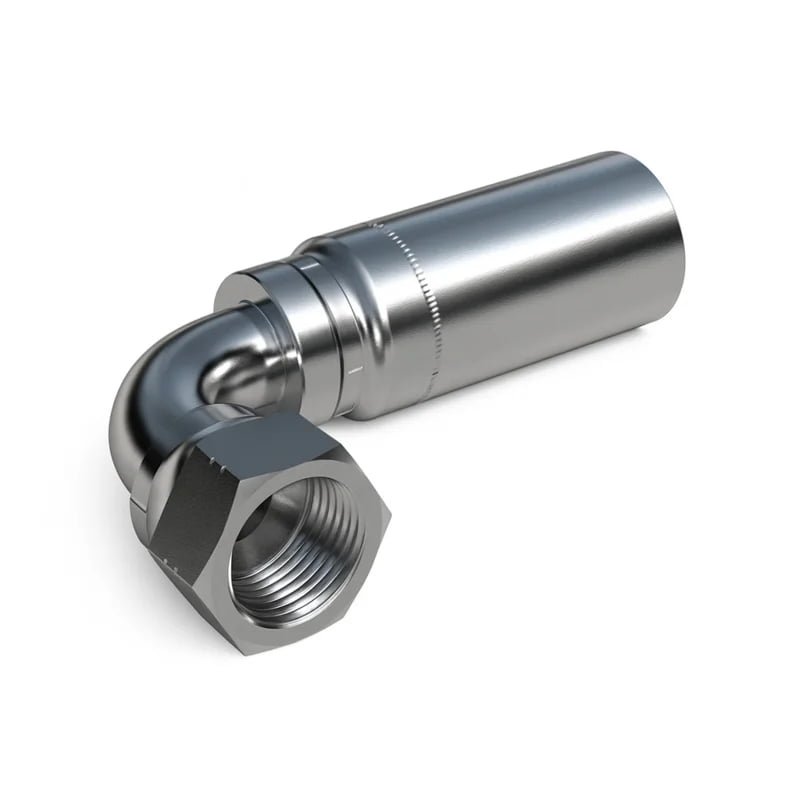 Stainless 56 Series JIC Female 90° Elbow Fitting 
