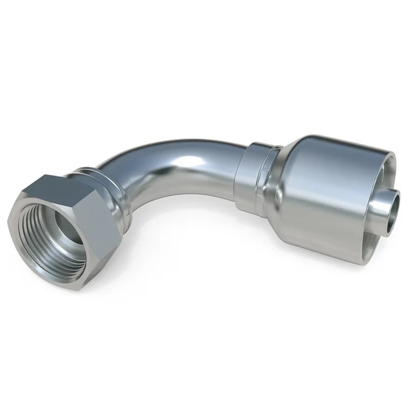 Stainless 71 Series Female ORFS 90° Elbow Hose Fitting