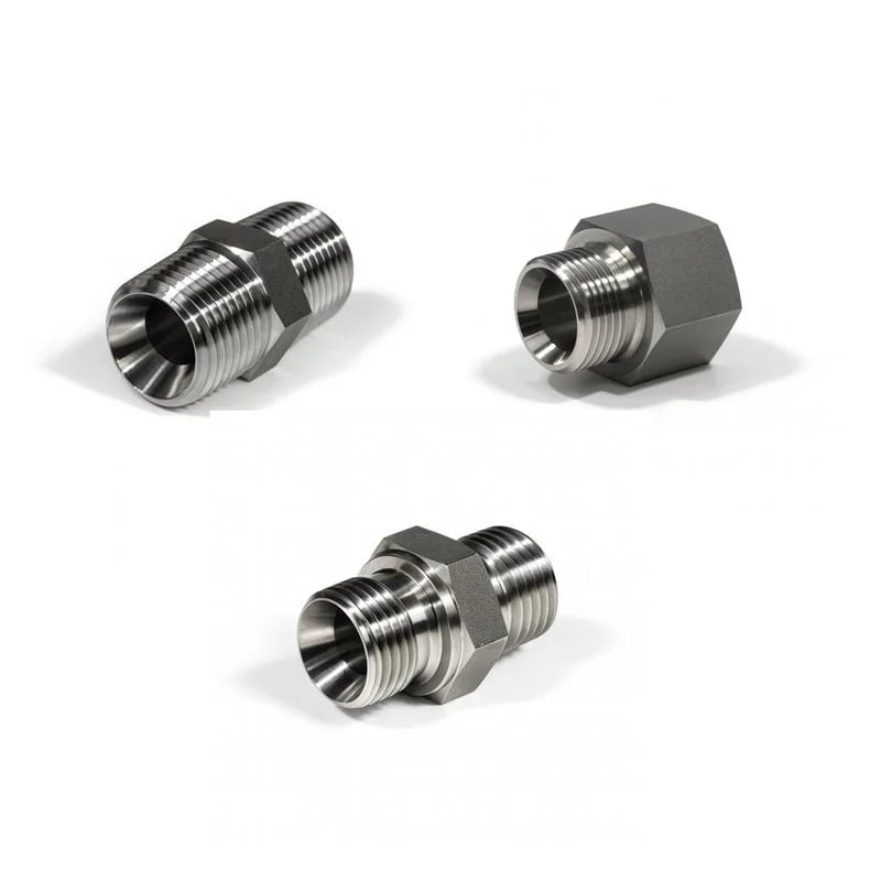 Stainless Steel BSP Hydraulic Adapters