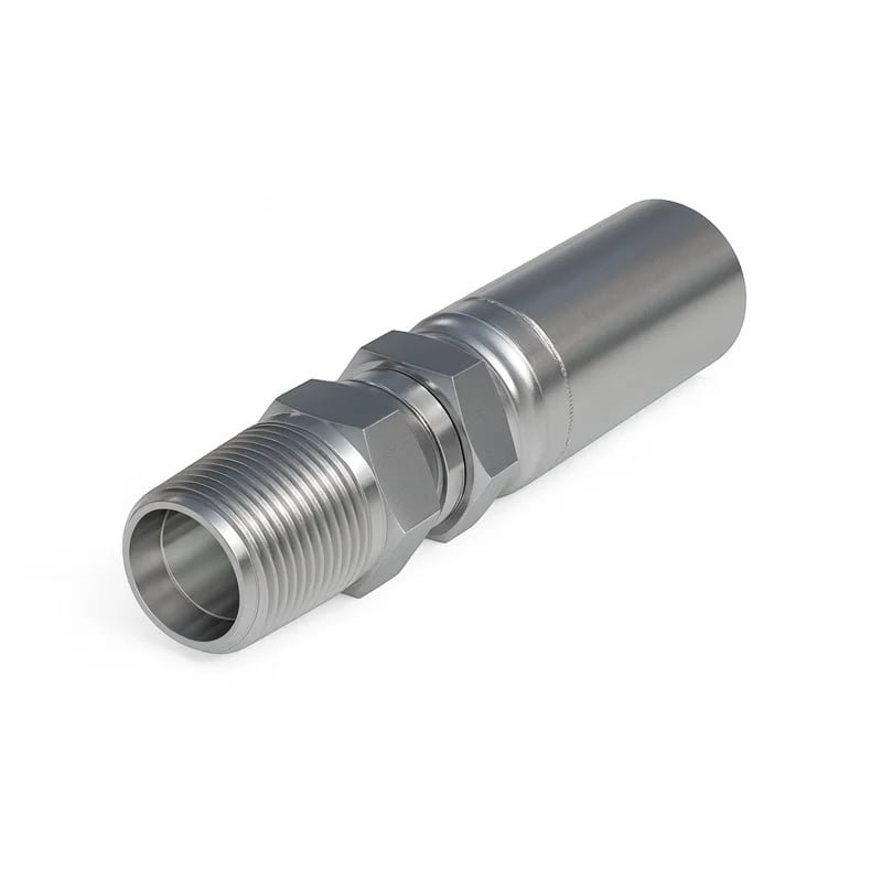Stainless HY Series NPT Male Swivel Hose Fitting
