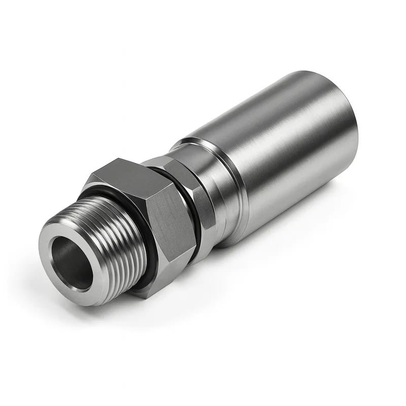 Stainless HY Series ORB Male Swivel Hose Fitting