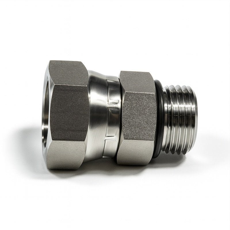 Stainless JIC Female Swivel ORB Adapter