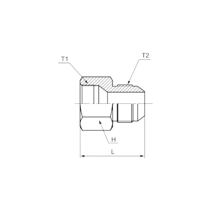 JIC Reducer Adapter Detail