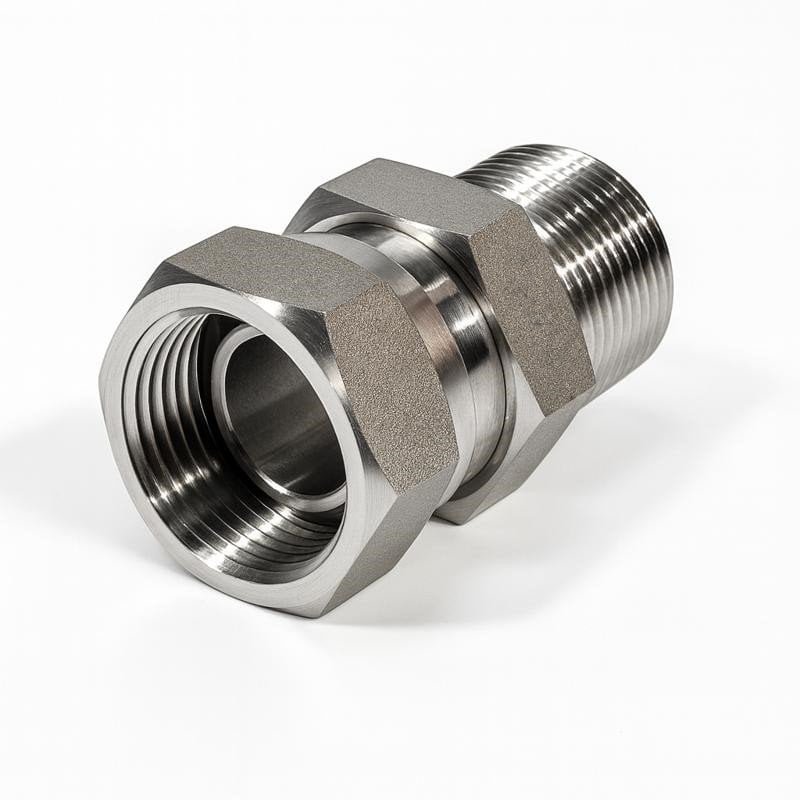 Stainless NPT Male to NPSM Female Swivel Adapter