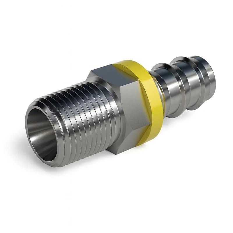 Stainless Push Lok NPT Male Fitting