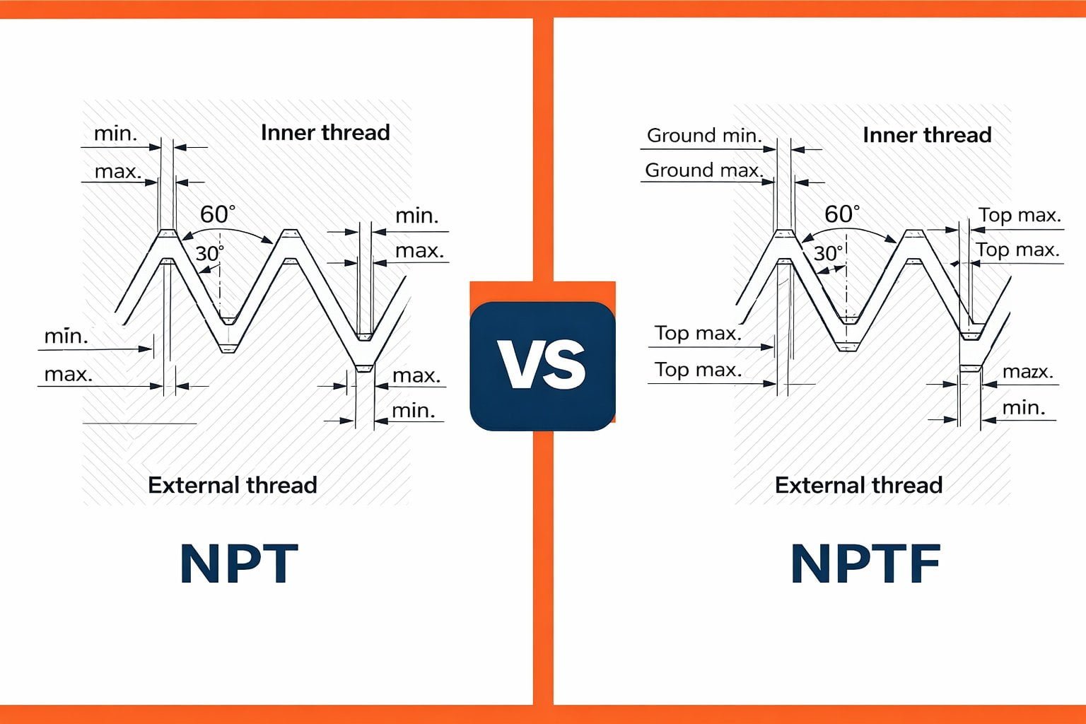 NPT Vs. NPTF