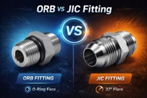ORB vs JIC hydraulic fittings comparison