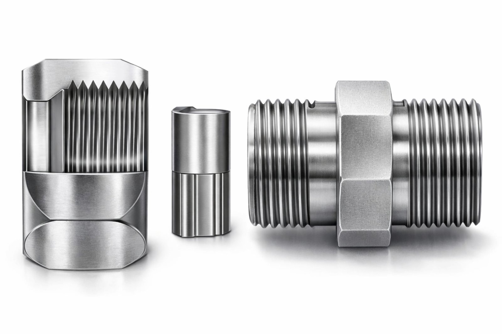 flareless compression fitting