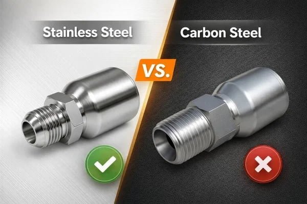 Stainless Hose Fittings Vs. Carbon Steel Hose Fittings
