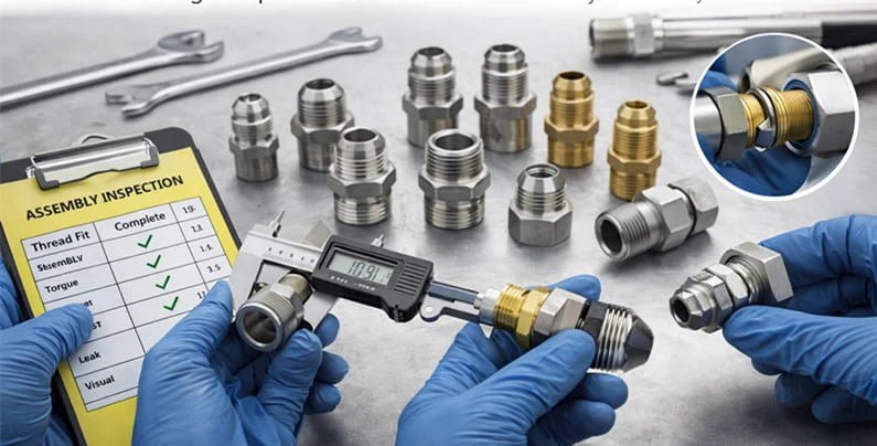 Final inspection and batch traceability documentation