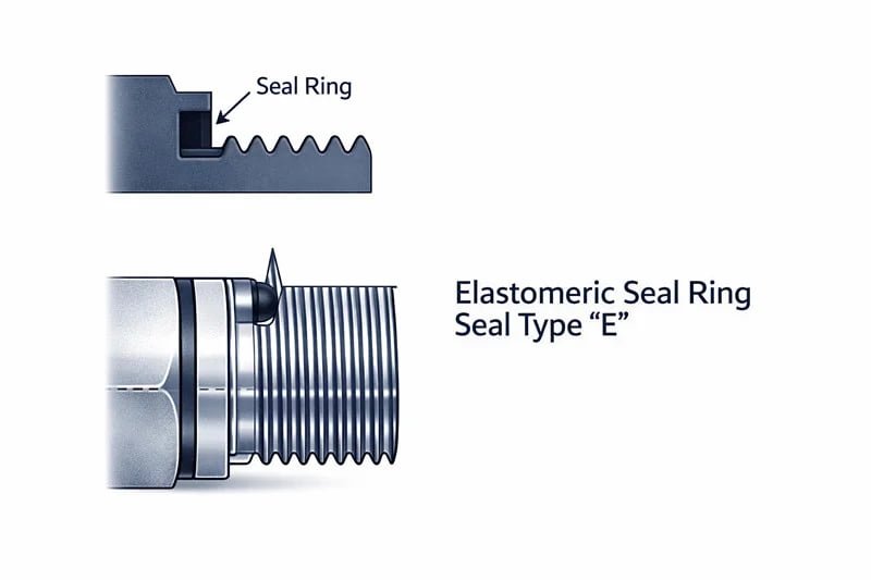 BSPP Fitting with Captive Seal