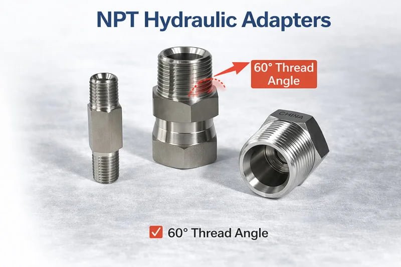 Stainless Steel NPT Hydraulic Adapters Technical Specifications
