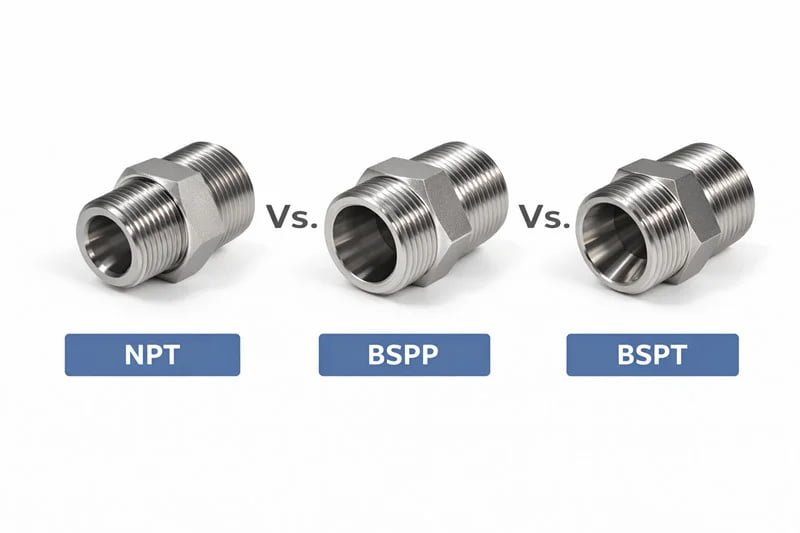 NPT BSPP BSPT Adapters