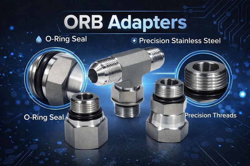 Stainless Steel ORB Hydraulic Adapter Technical Specifications