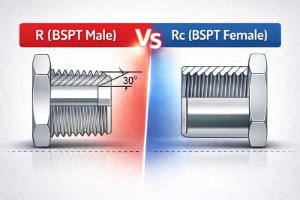 BSPP vs BSPT vs R vs Rc thread comparison