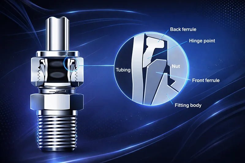 Double Ferrule Tube Fittings - Stainless Steel Compression Fittings